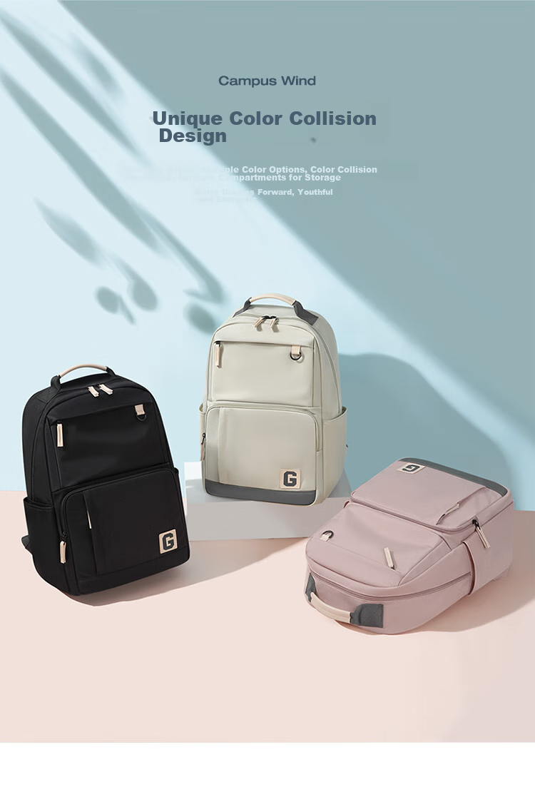 GOLF Backpack for Middle School, High School And College Students, Men's And Women's Shoulder Bag, 15.6-Inch Laptop Bag 4