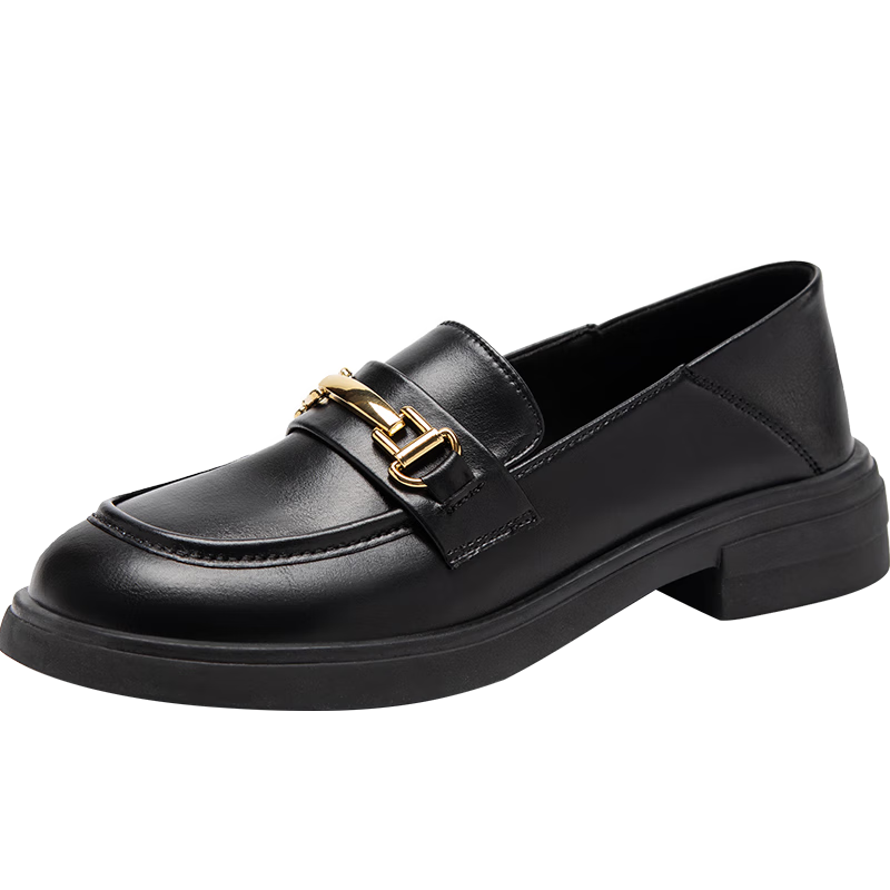 ZHR Women's Loafers, New Spring And Autumn 2026 Style, Academic JK Leather Shoes for Women, Slip-On British-Style Flats, Two-Way Wear