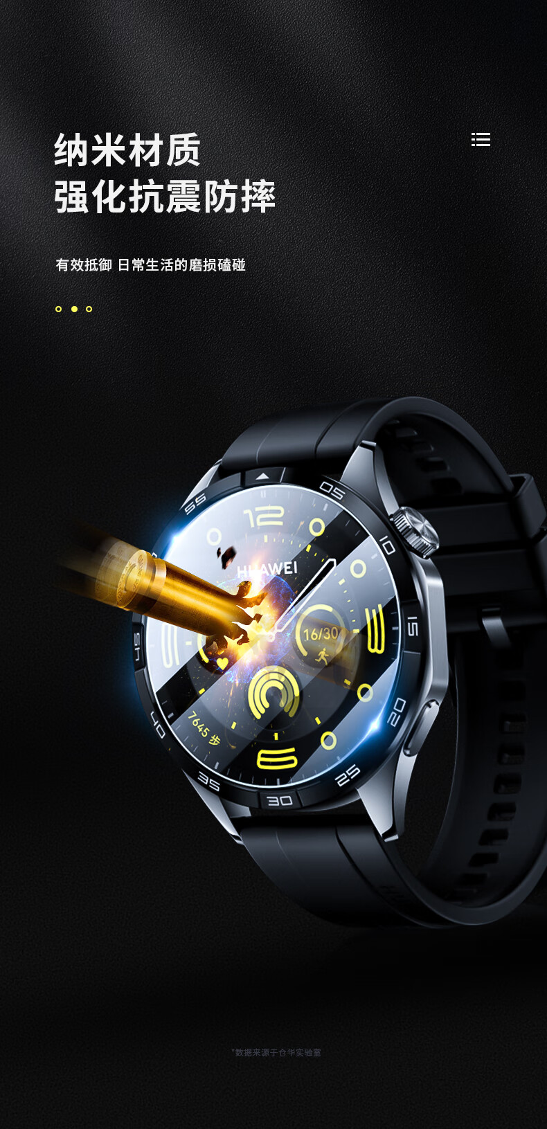CangHua [2-Pack] Screen Protector for Xiaomi Watch S4 41mm, Tempered Glass Film for Xiaomi Watch S4 41mm, HD Anti-Drop Anti-Scratch Full Coverage Protective Film 1