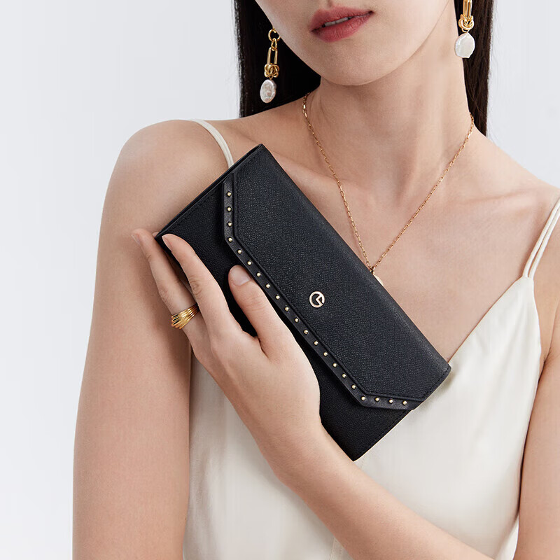 Goldlion Women's Wallet, Fashionable Long Style, Large Capacity Purse, Gift Box, Birthday Present