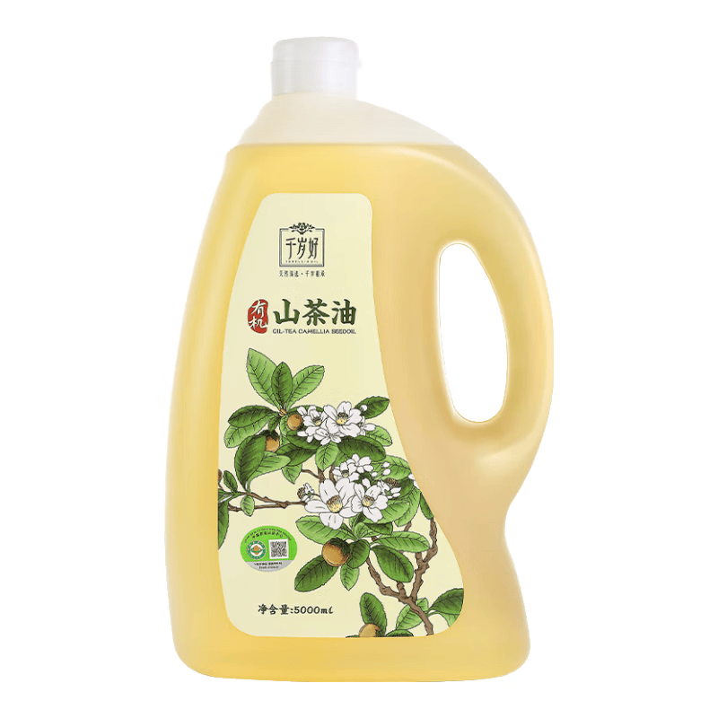 千岁好【保真山茶油】山茶油 有机油茶籽油 压榨一级食用油5L