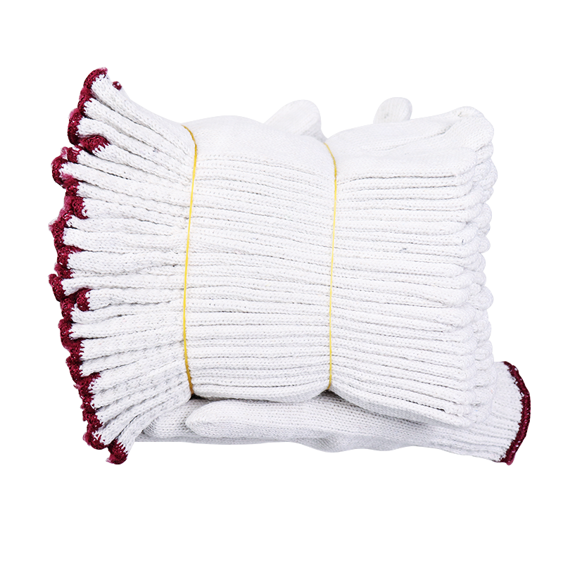 BAIGE Cotton Work Gloves, 600g 12 Pairs, Thickened And Dense Cotton Yarn, Durable for Manual Labor in Workshops, One Size Fits All [Full Weight] CW114223