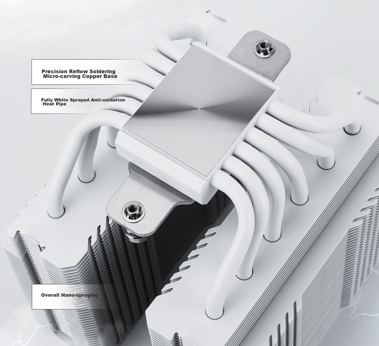 Thermalright Peerless Assassin 120 MINI WHITE, Dual Assassins, AGHP4.0 Six Heat Pipe Air Cooler, PA120 MINI WHITE 13