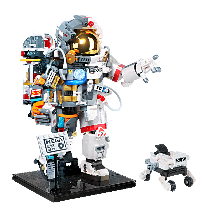 Dayishou Building Block Astronaut Toy for Children Aged 7-14, Compatible with Lego, Boys' Children's Day And Birthday Gift