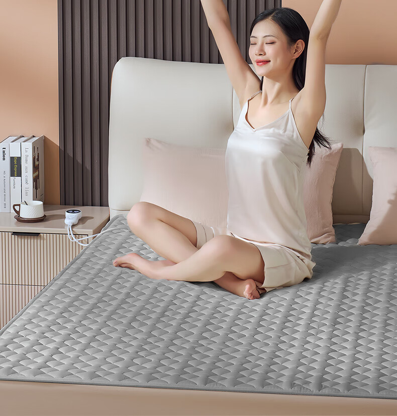 CHIGO [Dehumidifying And Mite-Removing] Single-Person 3C Certified Water Heating Electric Blanket for Kang Bed, Electric Mattress Pad, 1.8x0.9 Meters, Dormitory Use 2