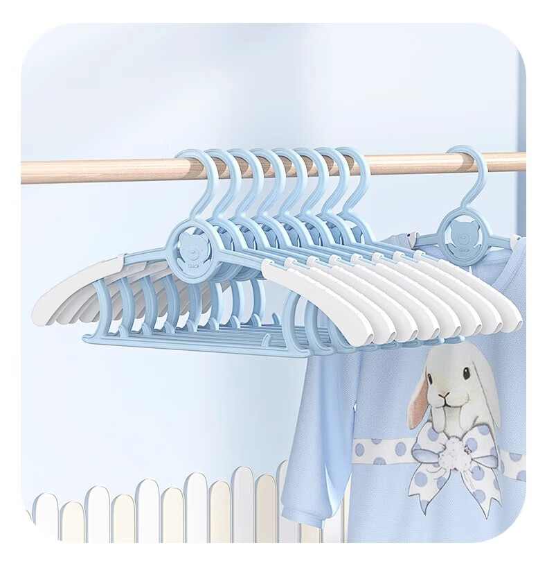 Hakkai Bird Wide Shoulder Stainless Steel Non-Marking Clothes Hanger Thickened Household Clothes Drying Rack 11