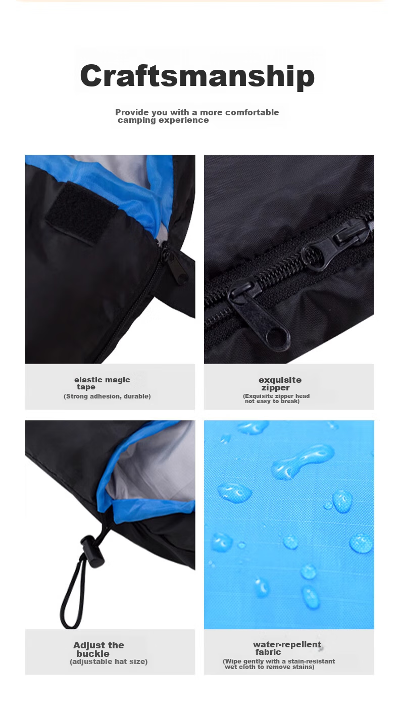 BeiJiLang Sleeping Bag, Adult Outdoor Travel, Winter And All Seasons Warmth, Indoor Camping, Single Person, Dirt-Proof Cotton Sleeping Bag, 1.8KG 12