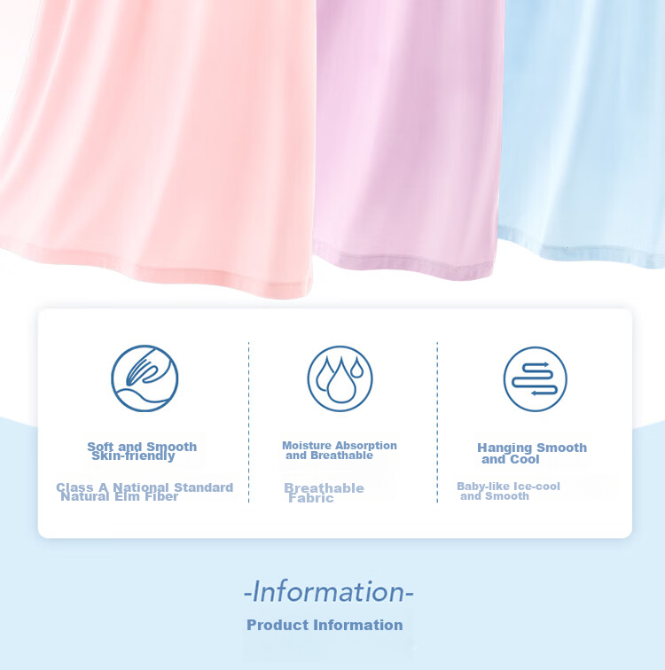 Disney Girls' Nightgown, Summer Thin Modal Sleepwear, Children's Short-Sleeve Ice Silk Pajamas, 1028D Blue, 130cm 2