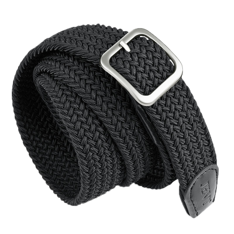 JEVI Versatile Denim Belt for Women, No Drilling Required, Canvas Waistband, Women's Woven Elastic Waistband, Decorative Belt for Students' Pants