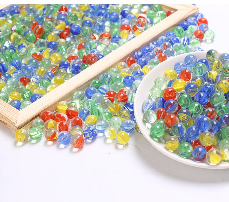 Shenglv High-Quality Glass Marbles, 25mm, 20 Pieces, for Game Console, Checkers, Gardening, Fish Tank Decoration, And Flower Arrangements 7