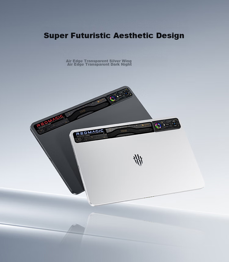 Nubiyahongmo Gaming Tablet Pro, 10.9-Inch LCD Screen, Snapdragon 8 Gen 3 Leading Edition, 2.8K 144Hz, 10100mAh Battery, 12GB+256GB, Dark Night, Gaming Tablet Computer 4