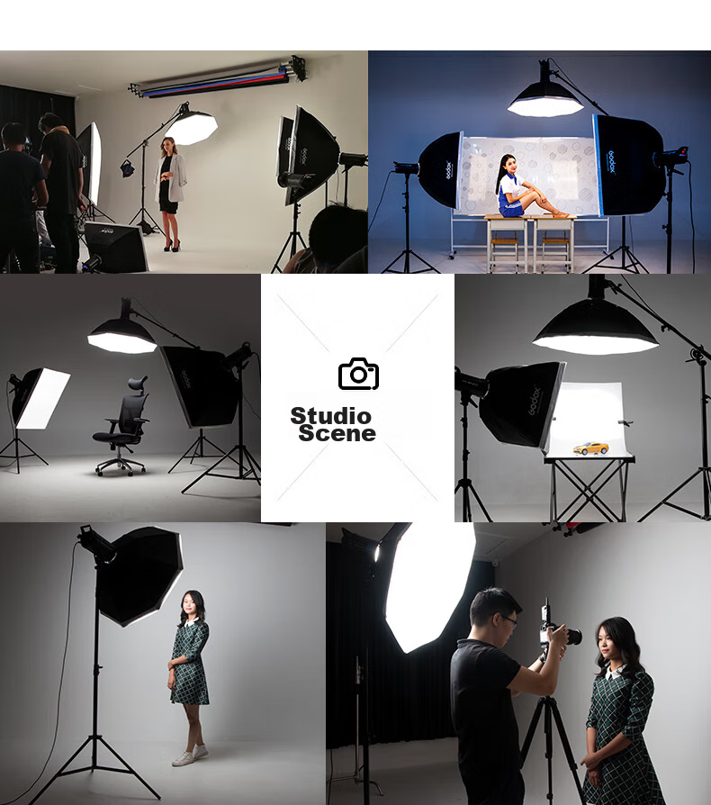 Godox 120cm Octagonal Softbox, Live Streaming Video Beauty Softbox, Photography Studio Shooting Fill Light, Soft Light Dome, Baorong Mouth 12