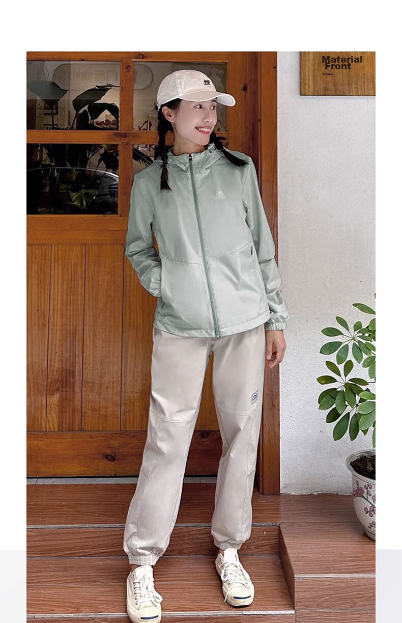 CAMEL Sports Jacket, New Style for Men And Women, Spring And Autumn Collection, Slim Fit, Fleece-Lined Casual Jacket, Outdoor Water-Repellent Hiking Wear, Windbreaker 4