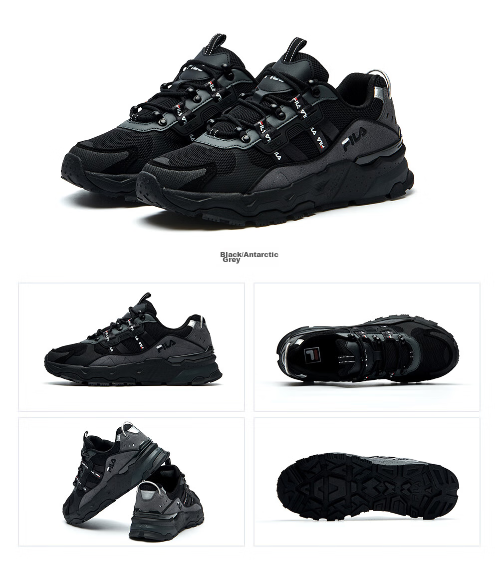 FILA Official Men's Spring Summer Casual Fashion Sports Dad Sneakers 4