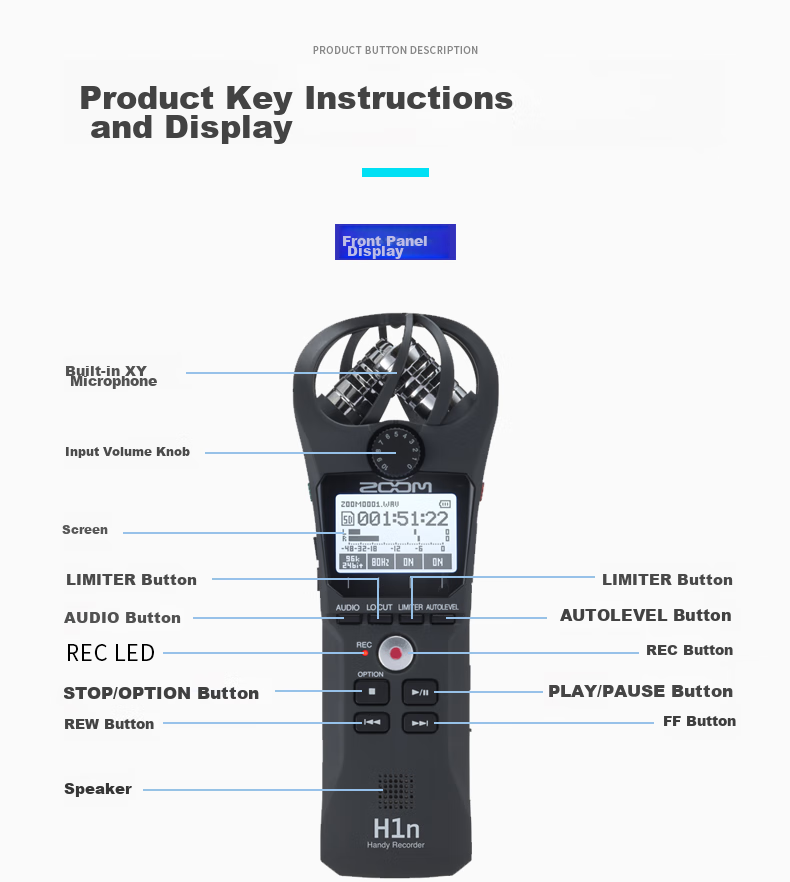 ZOOM H5studio Portable Handheld Multi-Track Recorder And Mixer for DSLR Cameras, Internal Recording for Live Streaming, Weddings, Interviews, Podcasts, One-Touch Recording, High-Definition Noise Reductio 6