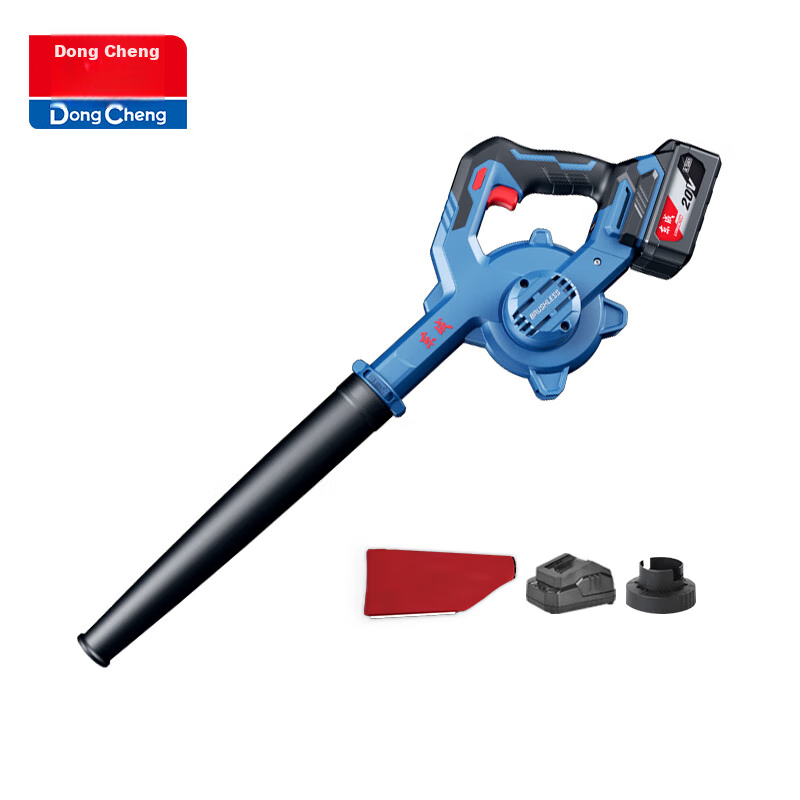 Dongcheng Blower, Lithium Battery Brushless DCQF32D, 20V 4.0Ah Single Battery High-Power Leaf Blower, Dust Blower