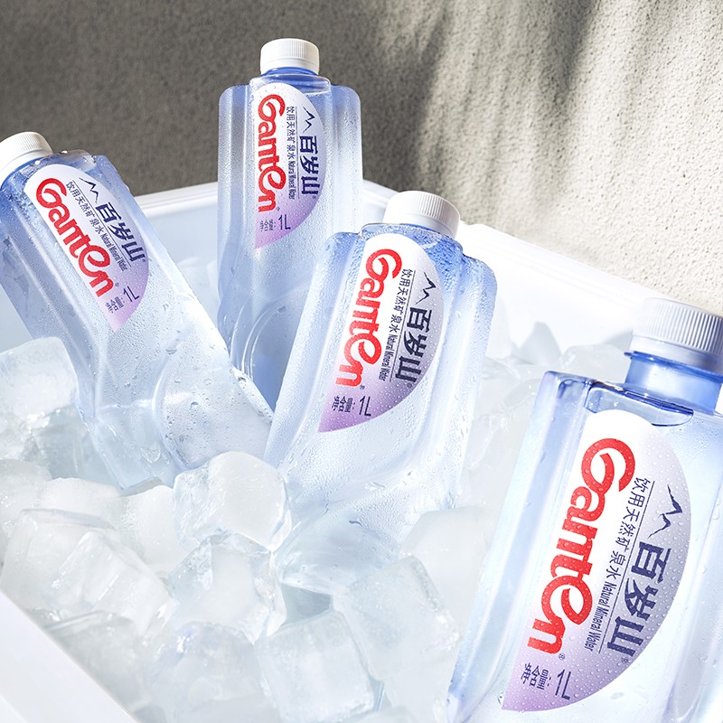 景田 百岁山 饮用天然矿泉水1L*15瓶 整箱装 家庭健康饮用水