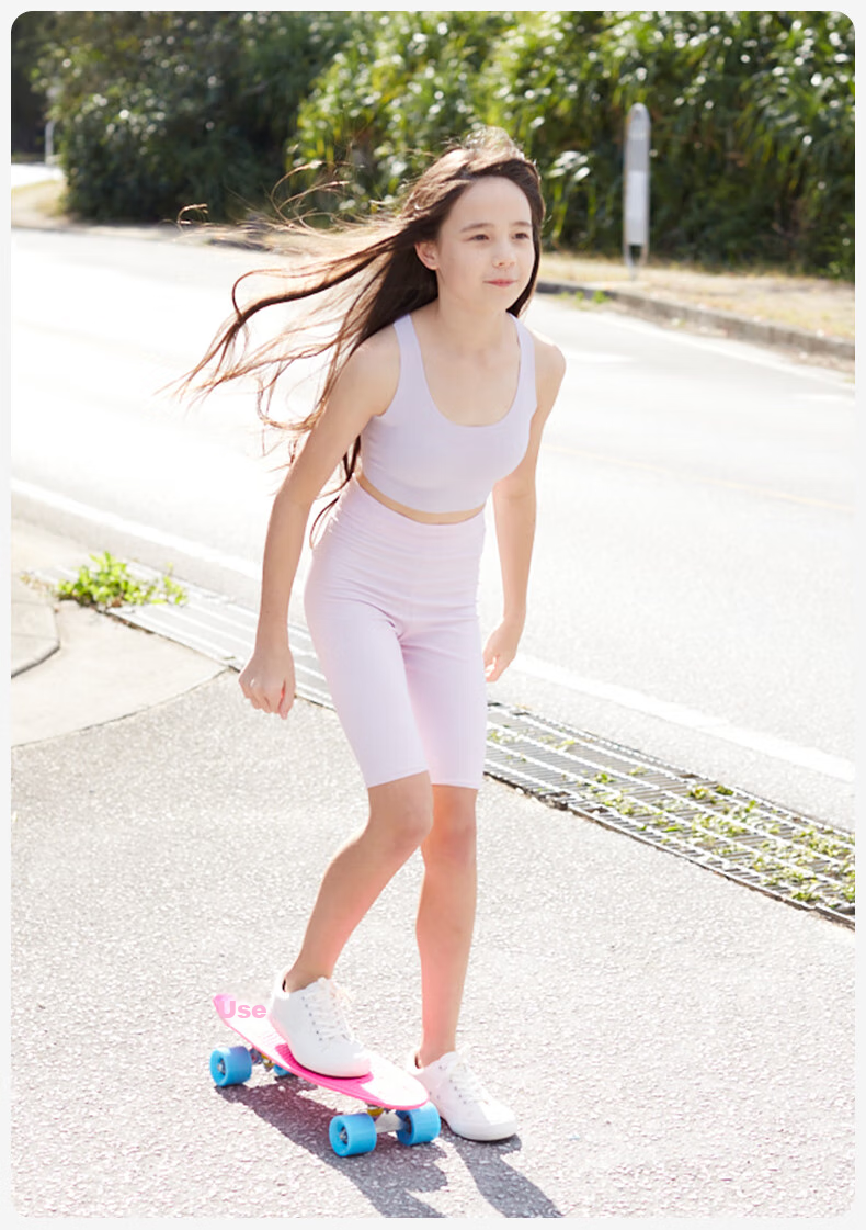 Like UU Girls' Sports Bra, Girls' Training Bra, Children's Underwear, Student Middle School Vest-Style Bra for Puberty Girls 17