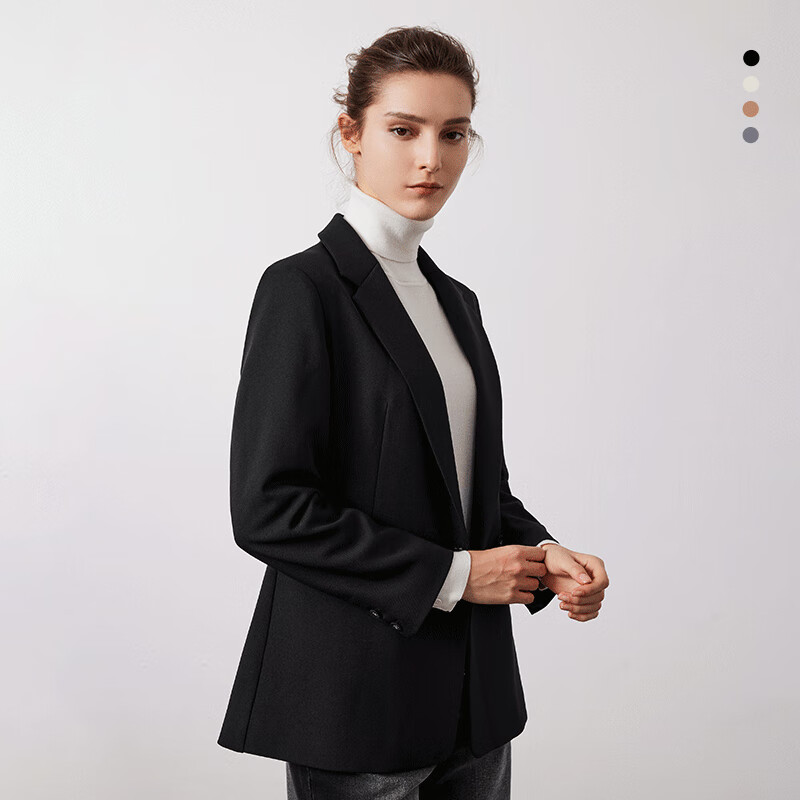 Navigare Women's Commuter Casual Blazer, Simple And Elegant Work Suit Jacket 2331804506