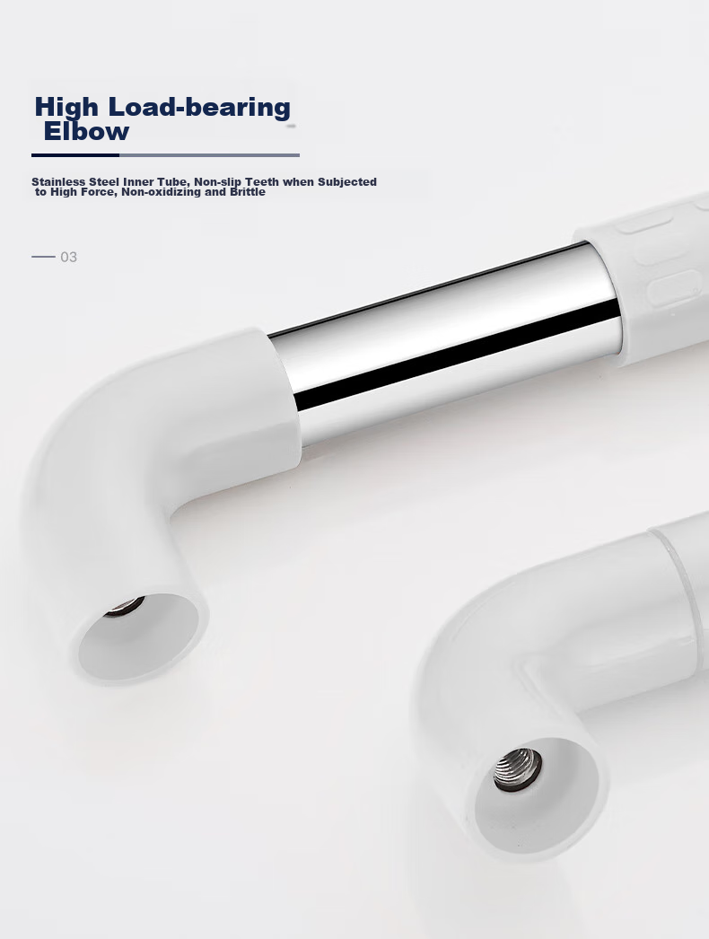 MODUN Toilet Handrail, Elderly Standing Aid, Bathroom Handrail for Seniors, Anti-Fall Shower Rail with Night Light, Barrier-Free 91W 12