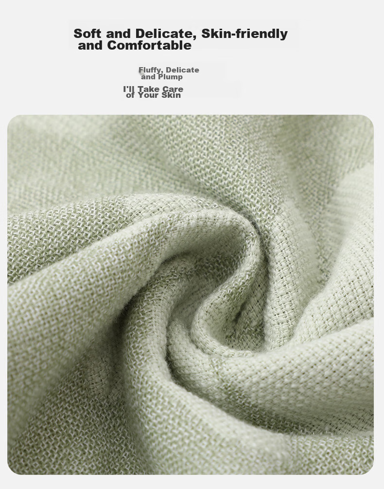 Jinhao 100% Cotton Pillowcase Pure Cotton Four-Layer Gauze Double Breathable Sweat-Absorbent Pillow Towel 50*80cm Round Flower Pattern Pair 12