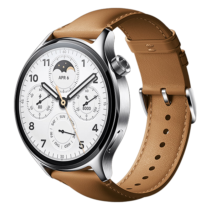 Xiaopijiang Genuine Leather Watch Strap Compatible with Xiaomi Watch S5, Watch 5/5e SIM Version, Watch S4, PortS3, S2, S1 Pro by Xiaopijiang