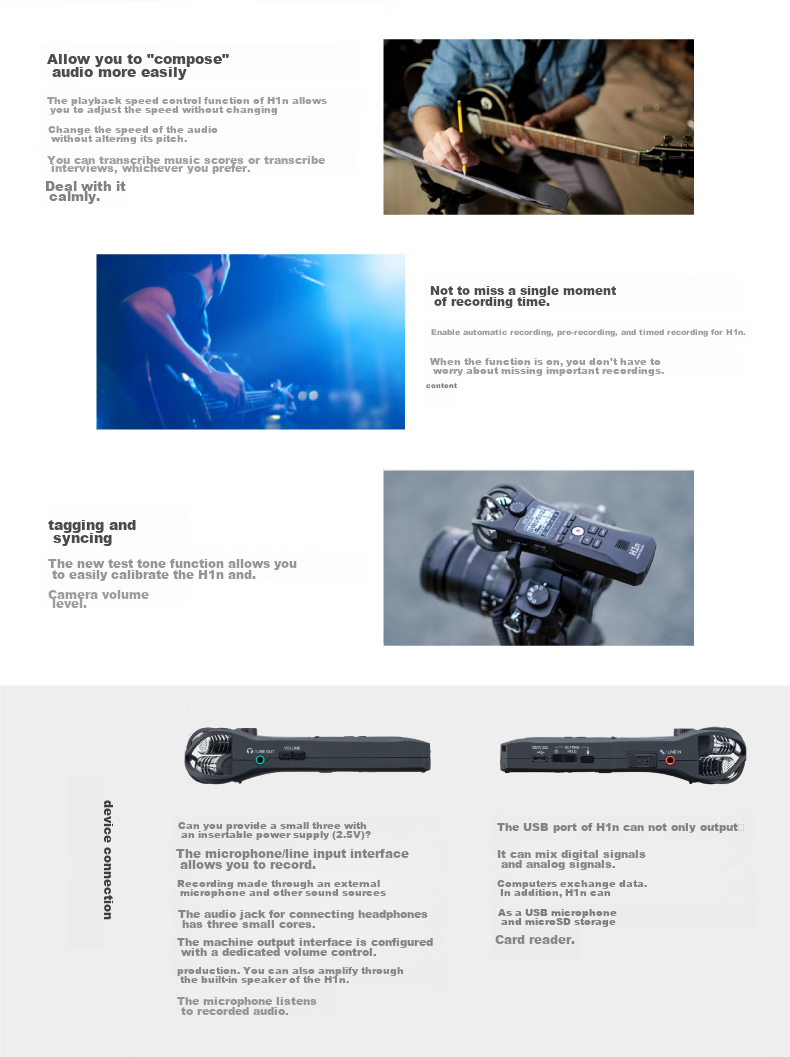 ZOOM H5studio Portable Handheld Multi-Track Recorder And Mixer for DSLR Cameras, Internal Recording for Live Streaming, Weddings, Interviews, Podcasts, One-Touch Recording, High-Definition Noise Reductio 4