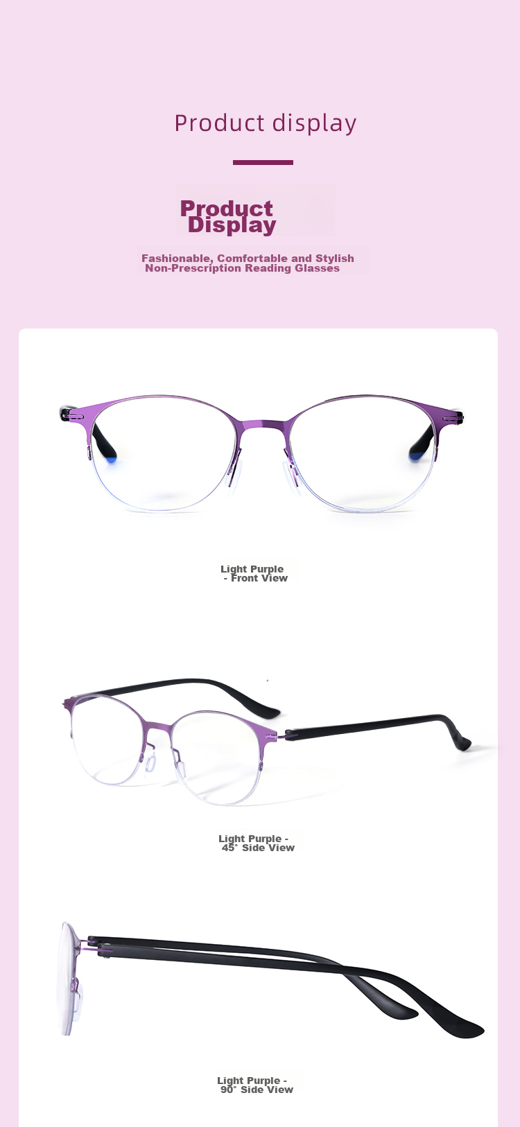 Mr. PuTian Anti-Blue Light Reading Glasses for Men And Women, High Definition Comfortable Presbyopic Glasses 200 Degrees (55 Years - 59 Years) 7