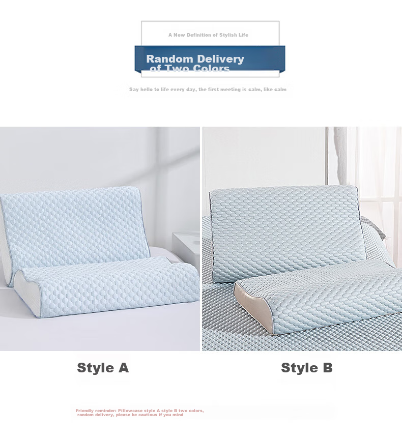 AVIVI Latex Pillow Case Memory Foam Pillow Latex Pillow Special Pillow Cover One Pack, Tranquil Blue, 30*50cm 11