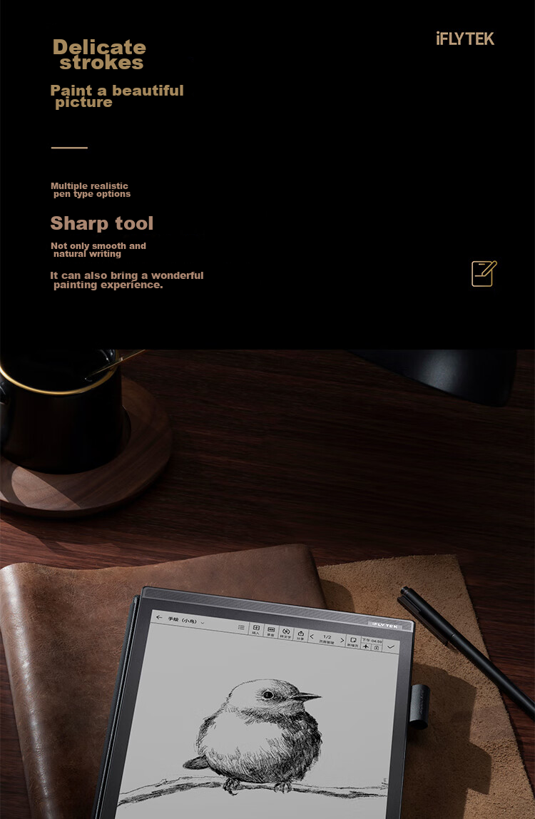 IFLYTEK Smart Office Notebook X3 Pro, 10.65-Inch Handwriting Tablet, E-Book Reader, E-Ink Screen, E-Paper Book, Tablet Computer 10