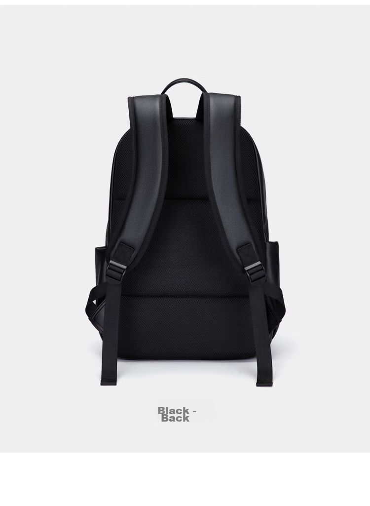 GOLF Backpack for Men, Large Capacity, Korean Style Student Schoolbag, 15-Inch Laptop Bag, Travel Bag, Black 19