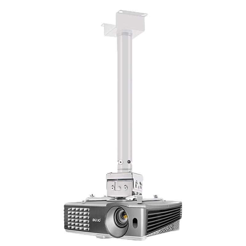 Asike Projector Mount Bracket Ceiling-Mounted Universal Office Extendable 0.85-1.45 Meters Compatible with BenQ Epson Sony Optoma Thickened Versio