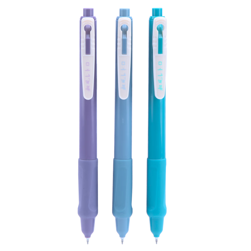 Mule Retractable Gel Pen, Vintage Color, 0.5mm Gourd Tip, Drawing And Journaling Pen, Colored Gel Pen, Multi-Color Stationery Marker, 3-Pack M-8922