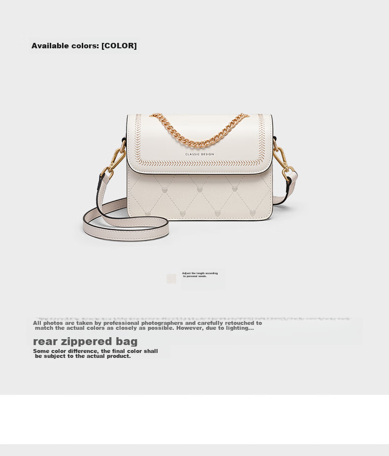 Viney Leather Handbag, Women's Stylish Crossbody Small Square Bag, Light Luxury Shoulder Bag, Practical Birthday And Mother's Day Gift for Mom 9