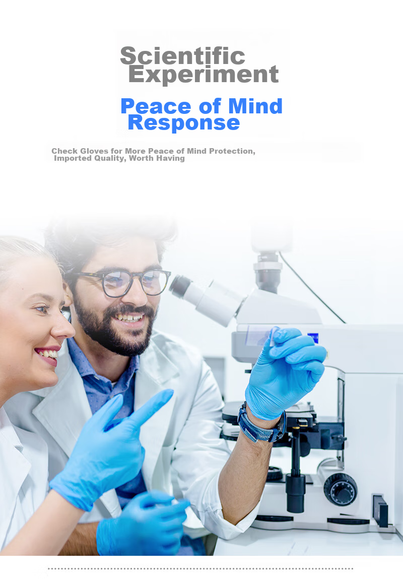 SI&MOOS Disposable Nitrile Gloves, Thickened Type, Waterproof And Stain-Resistant, 100 Pieces, Blue NM909BL, Small Size S 4