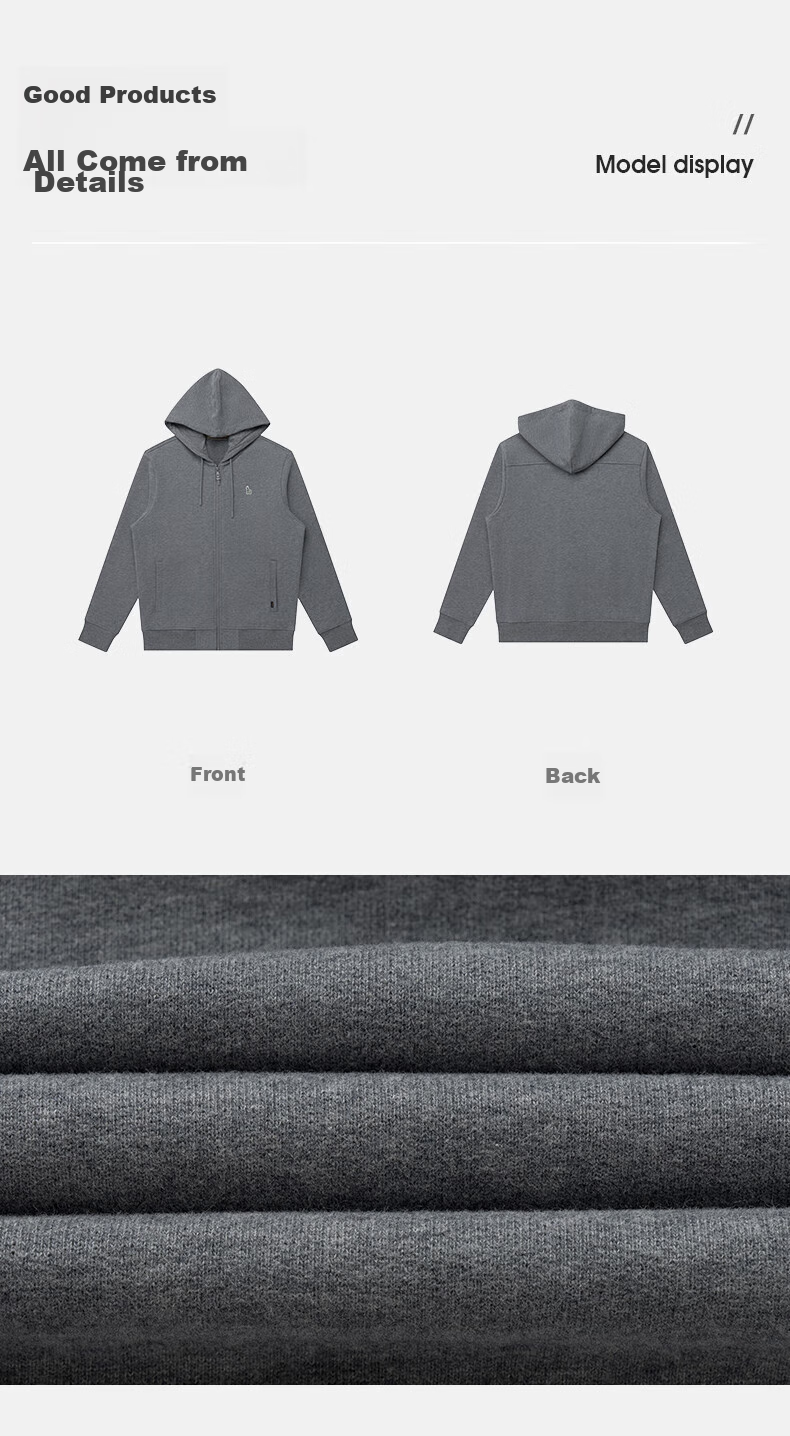 HAZZYS Men's Knitted Cardigan Hooded Jacket ASVZU0BDX28, Dark Navy Blue DN, 185/104A52 10