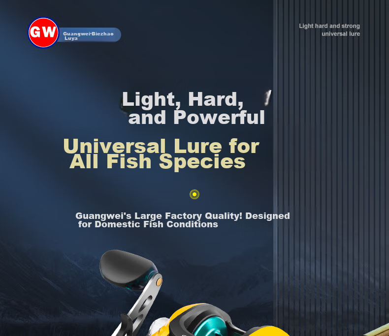 GW Fishing Rod, Biezhaoluya Rod, 2.4 Meters Straight Handle, M Action, for Black Lure Fishing, Suitable for Both Freshwater And Saltwater Fishing 1