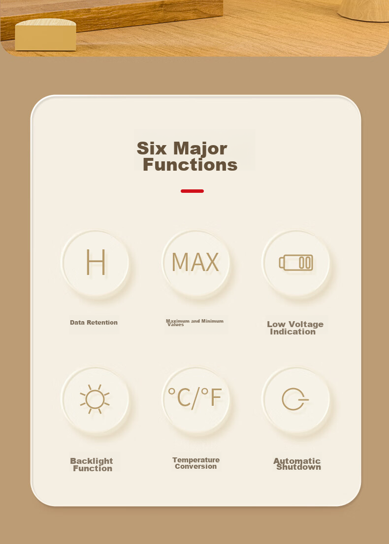 DELIXI ELECTRIC Food Thermometer Probe Kitchen Oil Temperature Meter Baby Milk Thermometer Water Thermometer Electronic Thermometer 4