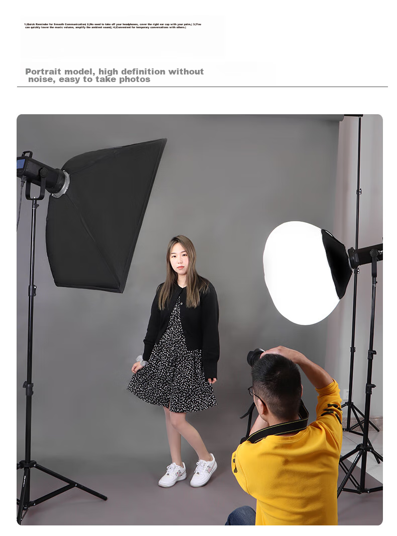 Hakutatz LG-300W Deep Softbox Kit, Live Streaming Fill Light, Professional Photography Lighting, Soft Sunlight Lamp, Continuous Light, Children's Portrait Photography, Video Portrait, Streamer Clothing Light Box Equipment 10