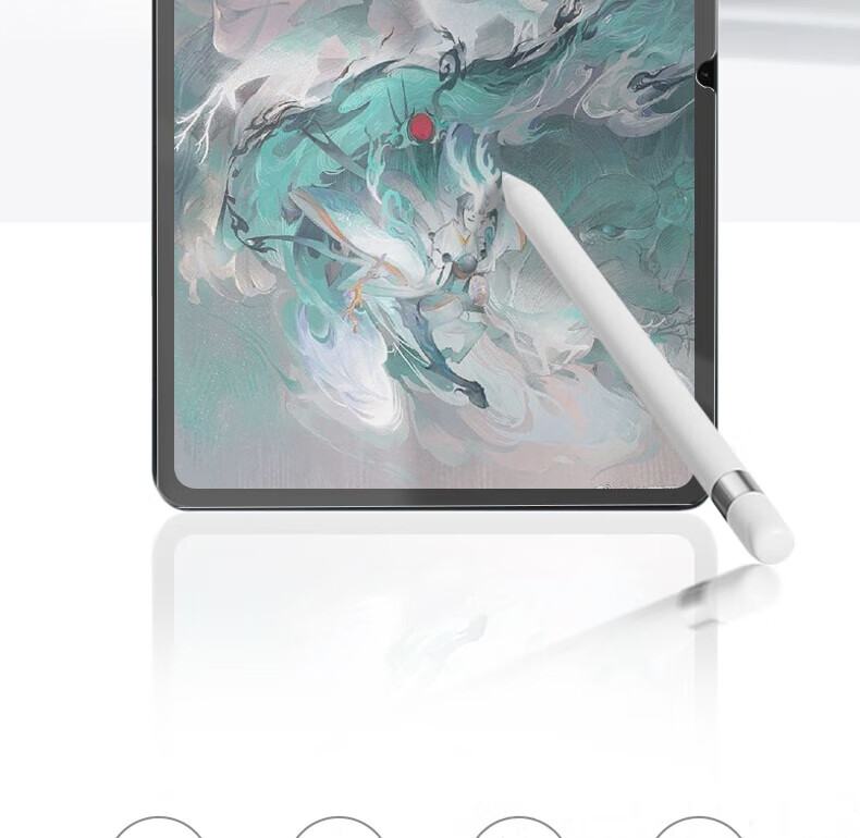 ESCASE Xiaomi Pad 6/6 Pro Paper-Like Film, Tablet Protective Film, Kent Paper 2023 Model, Frosted Full-Screen Hand-Drawn Writing And Drawing Professional Screen Protector 2