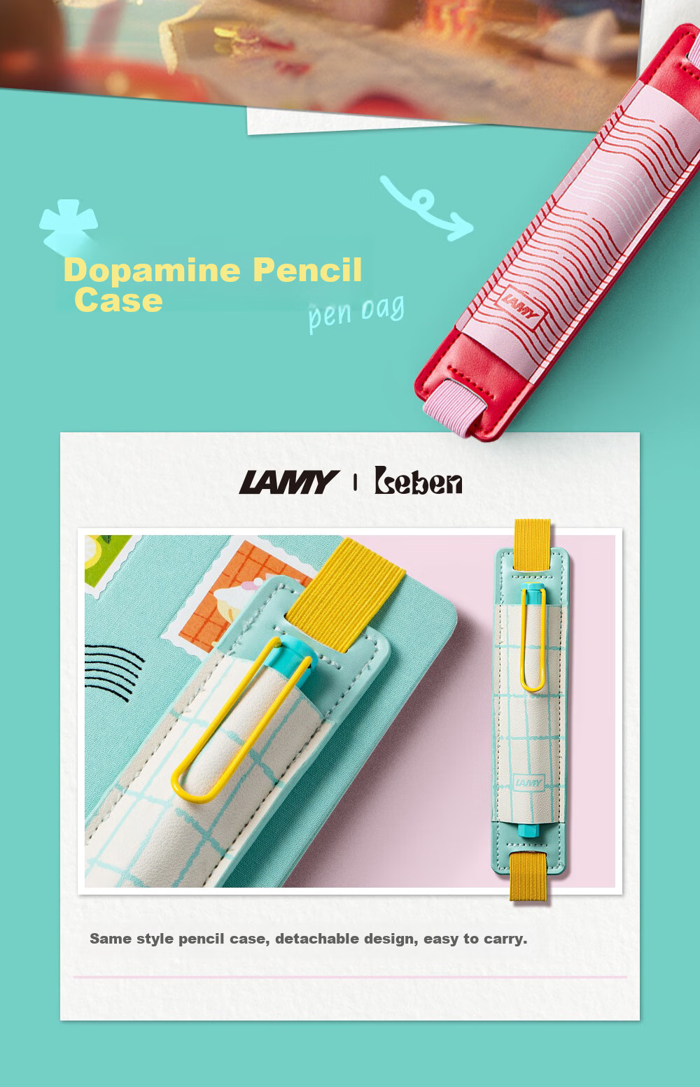 LAMY Safari Dopamine Series Fountain Pen Gift Set with Ink, Correct Posture Writing Pen, Student Stationery, Office Gift, Bonn Pink 0.7mm 7