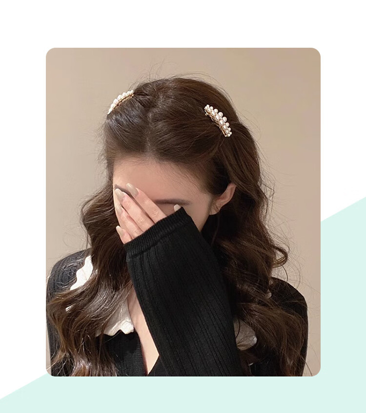 CHIMERA 2 Pieces Elegant Hair Clips, Spring Clips, Ponytail Clips, Half-Up Clips, Barrettes, Side Hair Accessories, Birthday Gift for Wome 10