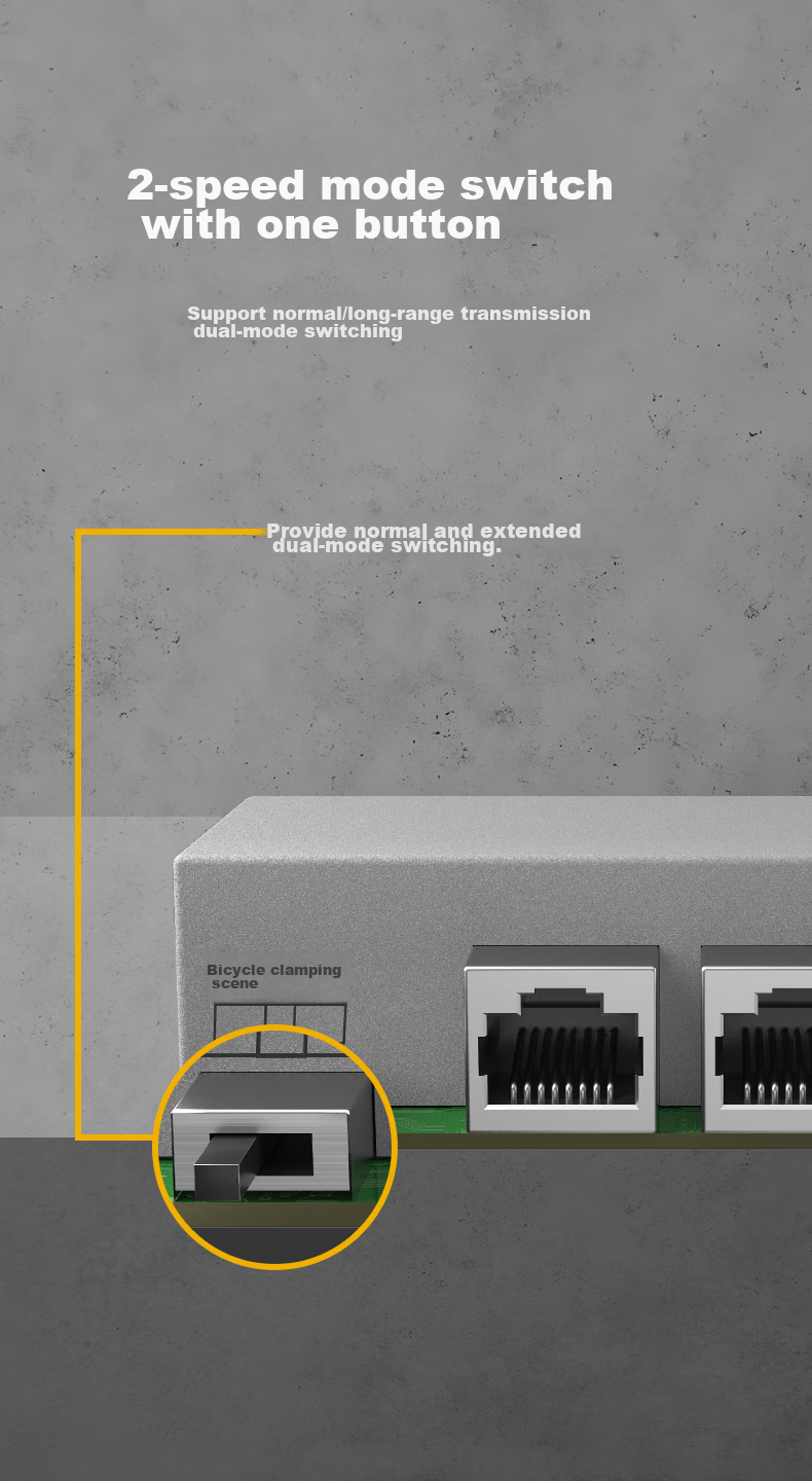 Netcore NS102PL Passive POE Daisy Chain, Network Cable Extender, Compatible with National Standard POE Switches, Camera PoE Power Supply Repeater, One Input Two Outputs, No Power Required 6
