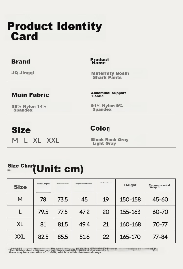 JOYNCLEON Maternity Pants Spring And Summer Bosie Shark Pants for Outer Wear, Base Layer Yoga Belly Support Pants Rock Gray XXL Jyk164020 18