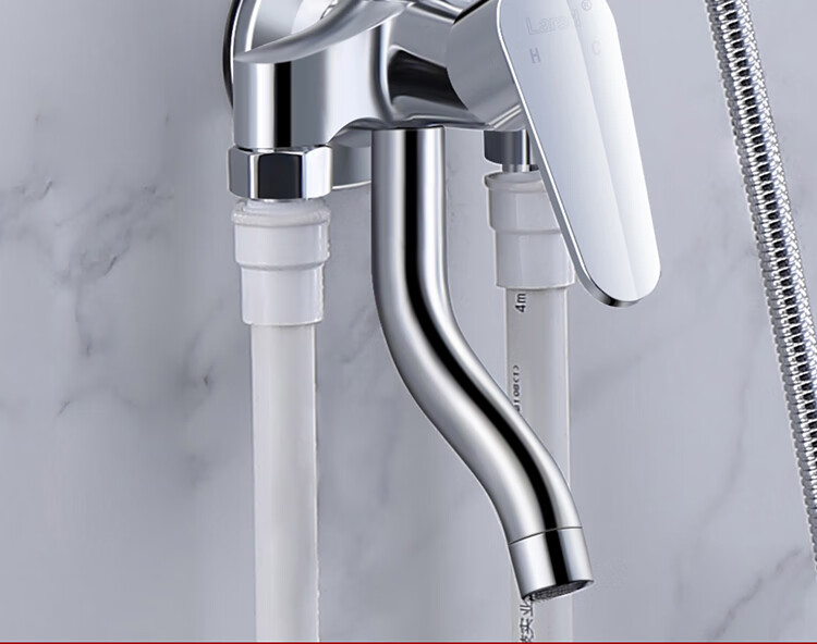 Larsd Shower Mixing Valve, Surface-Mounted Shower Faucet Mixer with Copper Body, Hot And Cold Shower Head Switch LD6306 2