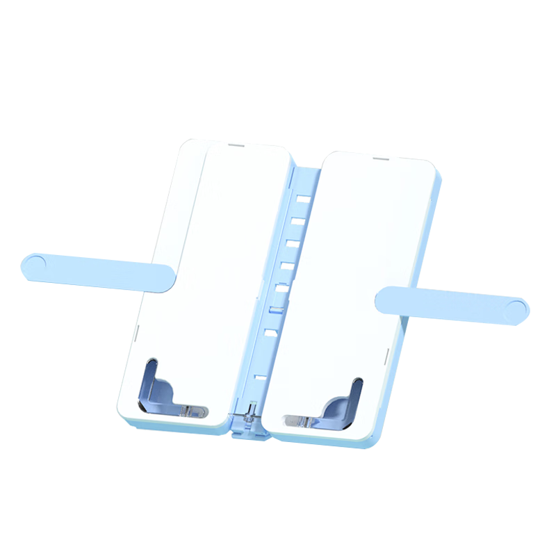 钟礼 可折叠阅读书架 多功能文具笔盒 便携简约可调节看书支架学生桌面书夹 送孩子 阅读支架笔盒【少女粉】（含精美贴纸+可擦笔）