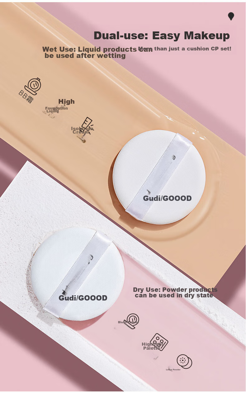 Goood Air Cushion Powder Puff, Loose Powder Sponge, BB Cream (7 Mixed Colors), Dual-Use Makeup Tool for Dry And Wet Applicatio 6