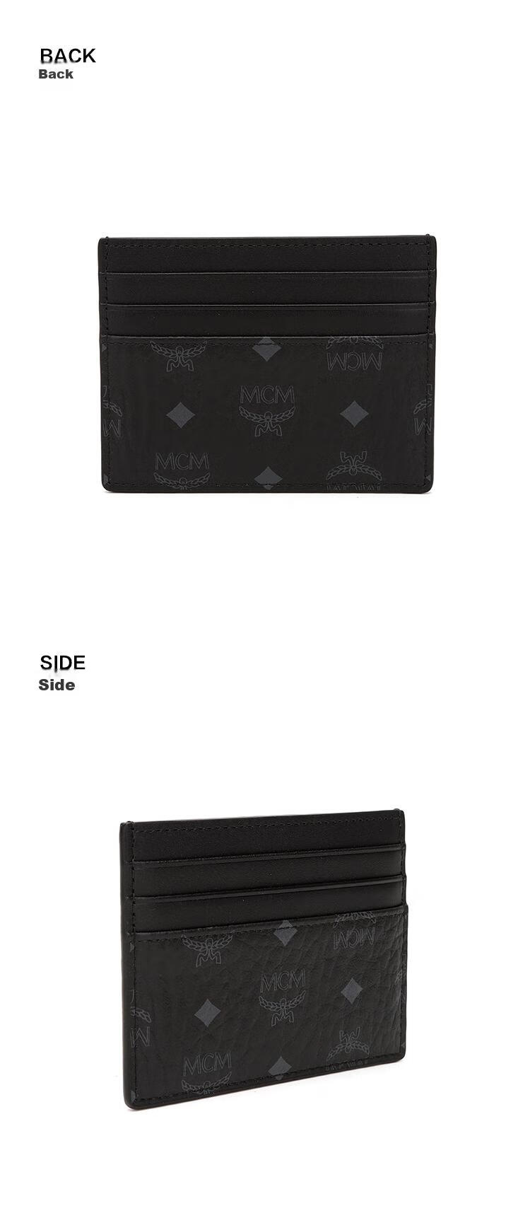 MCM [Limited Time 20% Off] [Gift Box Edition], Visetos Mini Card Holder, Exquisite And Practical, Black 6