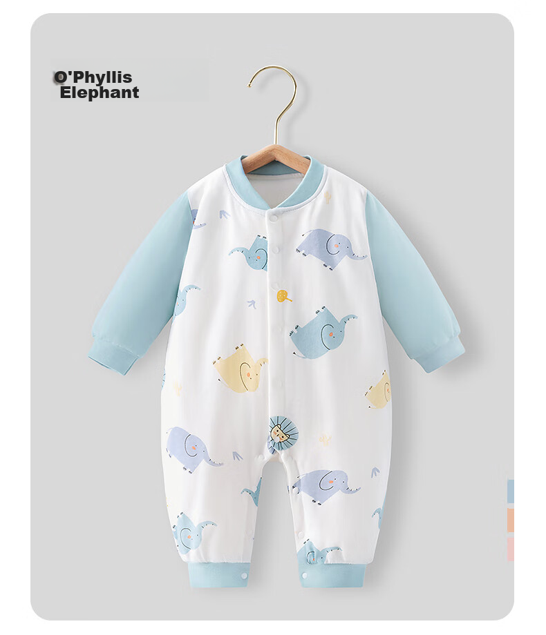 Beitaisi Baby Clothes Spring And Autumn Long-Sleeve Bodysuit, Pure Cotton Newborn Onesie, for Boys And Girls, Early Spring Outfit Pajamas 65
