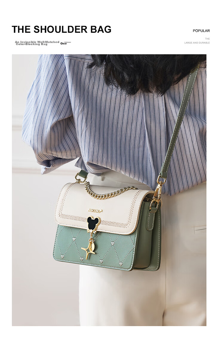 Aokang Women's Handbag, 2026 New Trendy Cowhide Small Square Bag, Light Luxury Crossbody Shoulder Bag, Birthday Mother's Day Gift for Girlfriend Or Wife 18